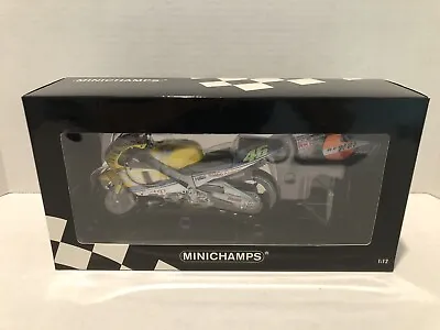 1:12 Minichamps 2001 Valentino Rossi #46 Nastro Azzurro Honda NSR 500 122016146 • $109.98