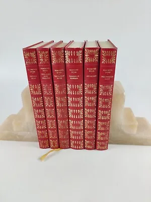 6x Hammond Innes Books (Heron Books 1976) In Decorative Red Faux-leather • £24