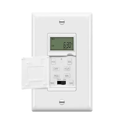 Programmable Digital Timer Switch For Lights Fans Motors 7-Day 18 On/Off Time • $32.49