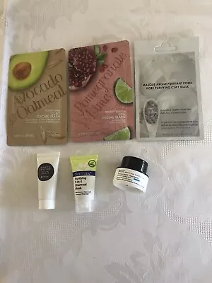 Bundle Of 6 Luxury Face Masks - Belif Aqua Bomb Derma E Charcoal Mask Sephora • $7.50