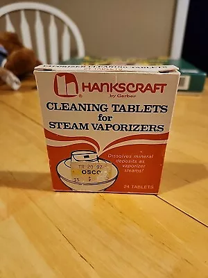 Vtg Hankscraft By Gerber Vaporizing Cleaning Tablets (24 Tablets)  • $24.99