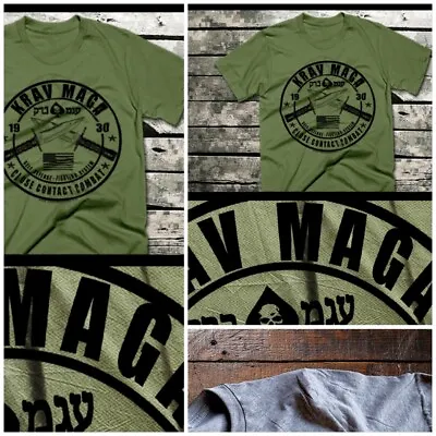 Krav Maga T-shirt Martial Arts Military Lethal Self Defense Fighting Knife Tee • $19.99