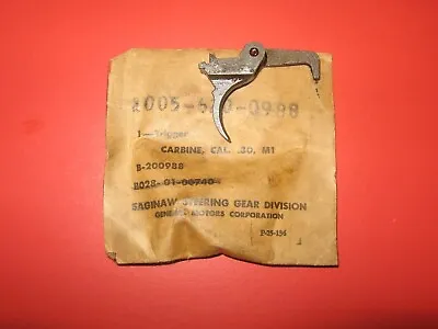 WW2 M1 Carbine Trigger Saginaw  - NOS New In Package • $40