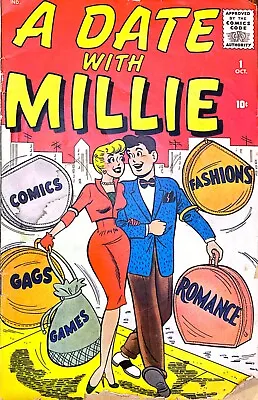 A Date With Millie #1 (1959) - Very Good (4.0) • $180