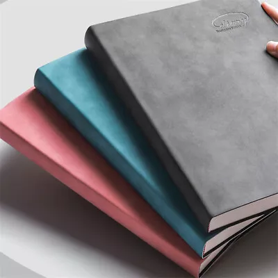 Thick A4 480 Pages PU Leather Journal Lined Paper Notebook Writing Diary Planner • $39.99