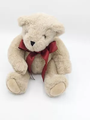 1984 Vermont Teddy Bear W/bow  Free Ship  • $19.95