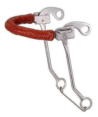 Kelly Silver Star Braided Leather Horse Size Hackamore Horse Tack 25111 • $29