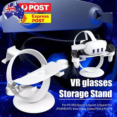 VR Headset Touch Controllers Display Stand Space Saving Design For Quest Oculus • $27.29