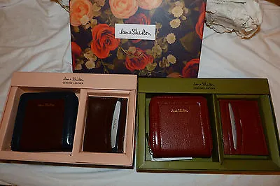 £19.99 • Buy BNIB Jane Shilton Leather Coin Purse & Card Holder Set. Brown Or Red.
