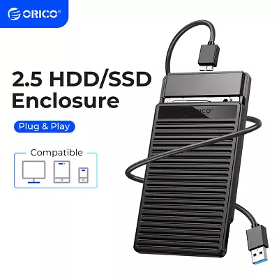 ORICO 2.5  Hard Drive Disk USB3.0 To SATA HDD SSD Enclosure External Laptop Case • $9.99