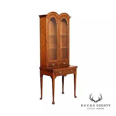 Baker Milling Road Georgian Style Walnut Flip Top Secretary Desk • $1695