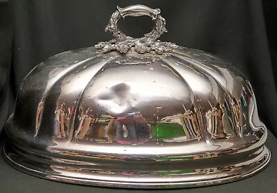 Magnificent Victorian Silver Plated Meat Cover - See Damage  • $94.74