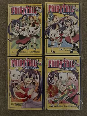 Fairy Tail Blue Mistral Volumes 1-4 English Manga • £20