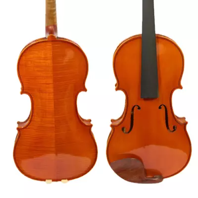 SurpassMusica 4/4 Violin Natural Colcor Spirit Varnish Nice Flamed Grain Maple • $330