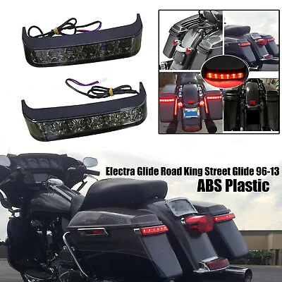 Smoke Len LED Saddlebag Run Brake Tail Light For Harley Electra Road Glide 97-13 • $40.83