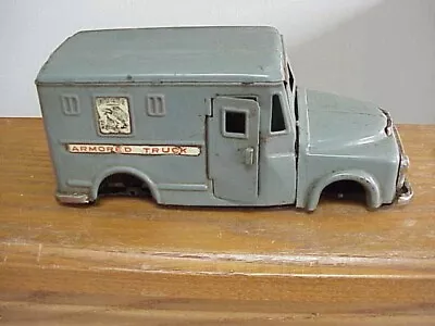 Vtg Made In Japan Friction Toy Armored Truck For Parts/Repair • $4.99