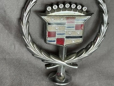 $5 • Buy Vintage Cadillac Hood Ornament Emblem OEM Possibly From The 1980s  - Excellent!