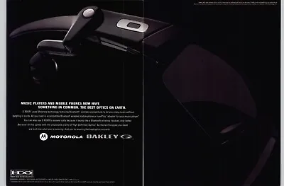 2006 Oakely O ROKR Motorola Bluetooth Sunglasses Vintage Magazine Print Ad  • $9.99