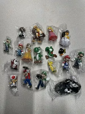 18 Pcs Set Super Mario Bros Toy Game Figures Cake Toppers Kids Party • $18.99