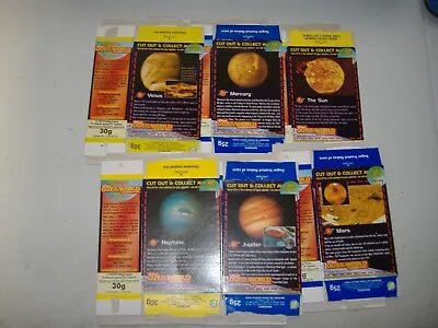 Kelloggs Package Issue Trade Cards Out Of This World 6/22 • £0.99