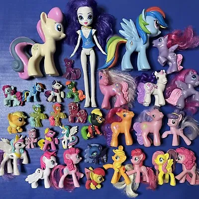 My Little Pony Mixed Lot Of 32 Blind Bag Mini Figures Equestria Girl McDonalds • $44.99