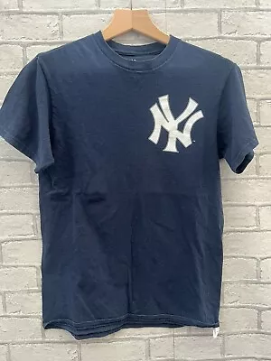 Aaron Judge 99 New York Yankees T-Shirt Small Navy Blue • £9.99