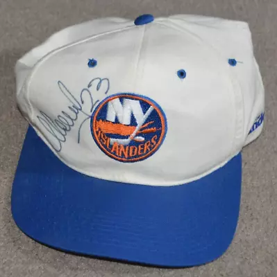 Vtg New York Islanders Starter Snapback Hat Cap Vladimir Malakhov Auto • $29.95