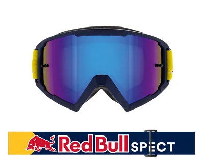 Spect Eyewear Red Bull MX Motocross Glasses Blue Purple Mirrored • $86.56