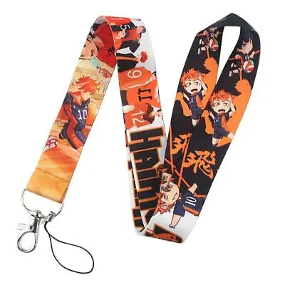 Haikyuu Anime Shoyo Toru Volleyball Characters Orange ID Badge Holder Lanyard • $5.99