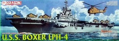 DML7070 1:700 Dragon USS Boxer LPH-4 Helicopter Carrier • $77.09