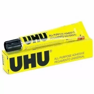 2 X UHU All Purpose Universal Adhesive Glue Strong Clear Art Craft Bonding 20ml • £5.98