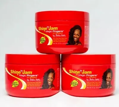 2pcs Ampro Shine'N Jam Magic Fingers For Braiders Extra Firm Holds 8 OZ  • $27