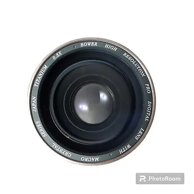 BOWER High Resolution Pro Wide Digital Camera Lens For Nikon Macro Crystal 0.5x • $15.19