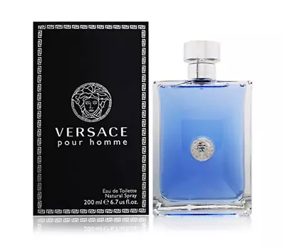 Versace Pour Homme By Versace Eau De Toilette Spray For Men 6.7oz New Sealed Box • $79.57