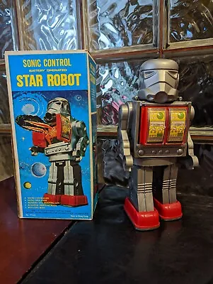 1979 Star Wars Hong Kong BOOTLEG STORMTROOPER Robot: Super Astronaut Horikawa  • $210