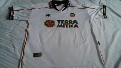 Vintage Rare Retro VALENCIA CF 1999/2000 Home Football Soccer Shirt Jersey XL • £164.31