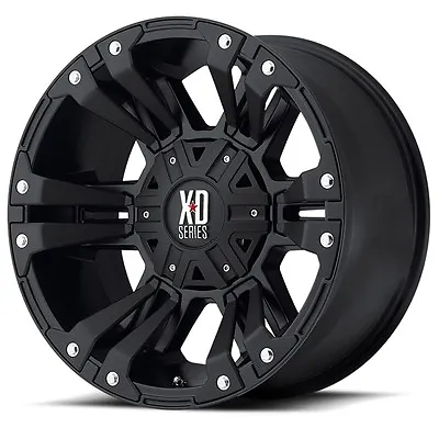 1- 17 Inch Black Rims Wheels Chevy Silverado GMC Sierra 1500 6 Lug XD Monster 2 • $288