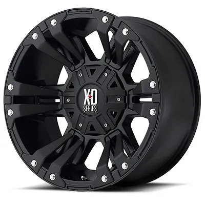 17 Inch Black Rims Wheels XD Series Monster 2 17x9  6x5.5 135 Lug Chevy Ford NEW • $1152