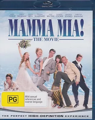 Mamma Mia! The Movie Blu Ray Like New Region B With The Special Features ABBA • $7.99
