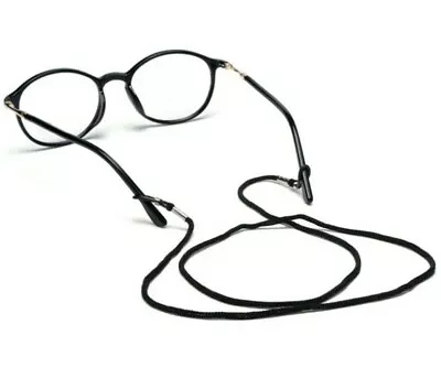 $2.45 • Buy Black Cord Chain Lanyard Lace Strap String For Eyeglasses Reading Sunglasses 