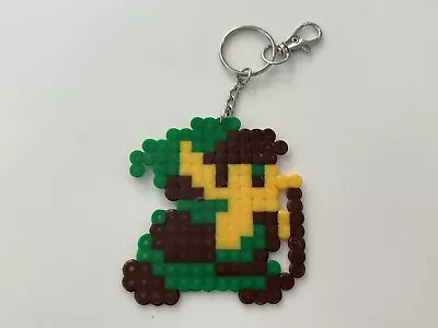 Zelda Link 8-bit Handcrafted Bead Pixel Art Legend Of Zelda NES Key Chain • $5