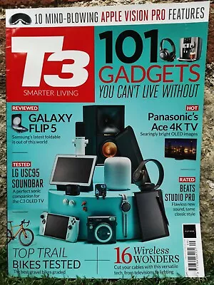 T3 Tech & Gadget Magazine Sept 2022 ~ Gravel Bikes ~ Galaxy Flip 5 ~ DJI Air 3 • £5.99