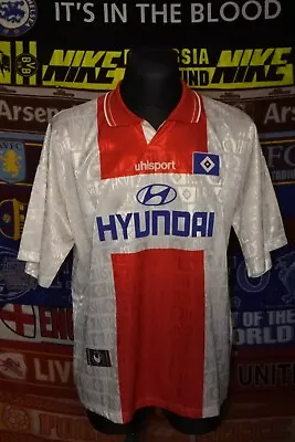 4.5/5 Hamburg Hamburger SV Adults XXL 1997 Football Shirt Jersey Soccer • £131.99