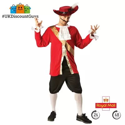 CAPTAIN HOOK - Disney Licensed - Peter Pan - Adult Fancy Dress - GENUINE RUBIES • £19.99