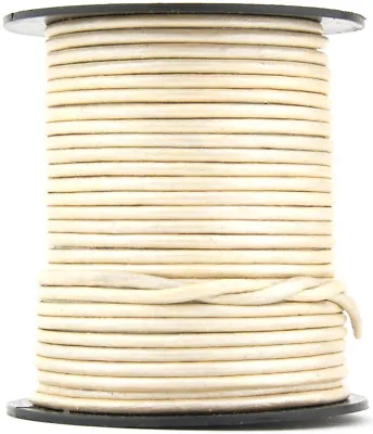 Xsotica® Pearl Metallic Round Leather Cord 2mm 10 Meters (11 Yards) • $8.30