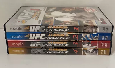 UFC Classics Collection Where It All Began Vol. 1-4 (DVD 2007 - 4 Discs) • $28.07