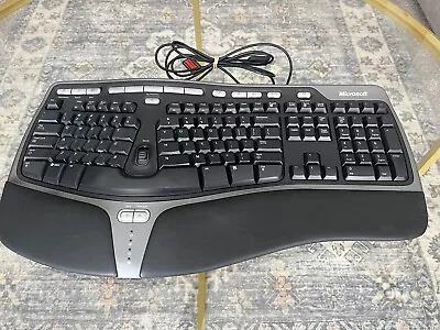 Microsoft Natural Ergonomic Keyboard 4000 V1.0 KU-0462 USB Wired Tested! • $14.10