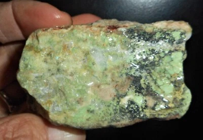 $150 • Buy Variscite Gem Green Rough Specimen Molybdenite Mohave Co Kingman AZ 5.3 Oz