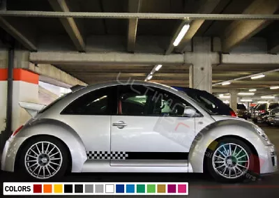$73 • Buy Doors Stickers Decals Kit For Volkswagen VW Beetle Stripe Door Mirror Step Body