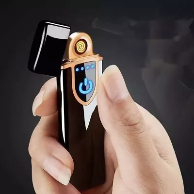 £5.49 • Buy Electronic WINDPROOF Rechargeable USB Lighter - Black UK STOCK